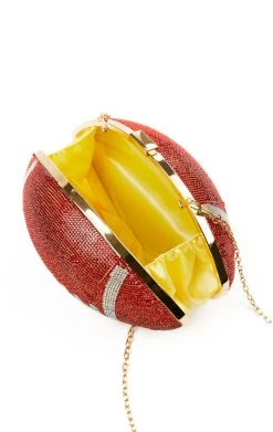 LOVE, MAR RHINESTONE FOOTBALL PURSE VINTAGE NFL