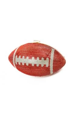 LOVE, MAR RHINESTONE FOOTBALL PURSE VINTAGE NFL