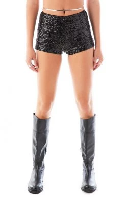 ONLY HEARTS SHINE ON SEQUIN HOT PANTS VINTAGE NFL