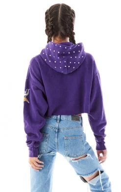 FURST OF A KIND VINTAGE RHINESTONE CROPPED HOODIE 8 FURST OF A KIND VINTAGE RHINESTONE CROPPED HOODIE