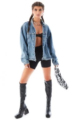 FURST OF A KIND VINTAGE HARLEY DENIM JACKET