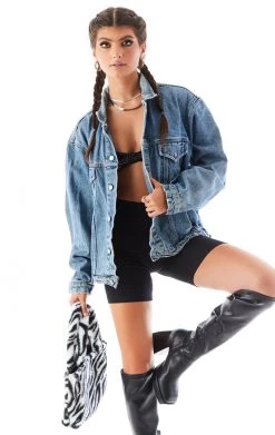 FURST OF A KIND VINTAGE HARLEY DENIM JACKET