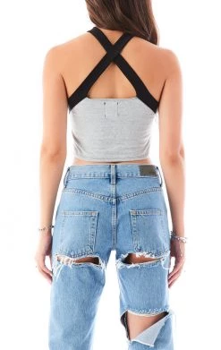 FURST OF A KIND VINTAGE CRISS CROSS STRAP TANK TOP SALE