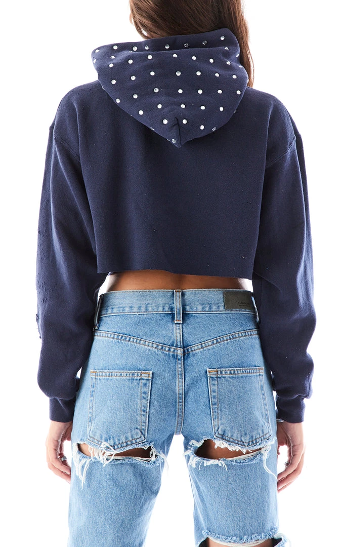 FURST OF A KIND VINTAGE RHINESTONE CROPPED HOODIE SALE 4 FURST OF A KIND VINTAGE RHINESTONE CROPPED HOODIE SALE