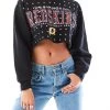 FURST OF A KIND VINTAGE RHINESTONE CROPPED HOODIE SALE 1 FURST OF A KIND VINTAGE RHINESTONE CROPPED HOODIE SALE