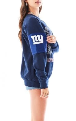 FURST OF A KIND VINTAGE SPLICED JERSEY SLEEVE SWEATSHIRT