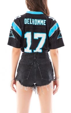 FURST OF A KIND VINTAGE NFL VINTAGE DRAWSTRING CROPPED JERSEY