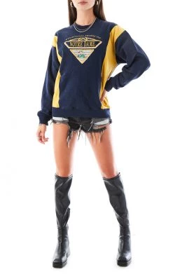 FURST OF A KIND VINTAGE COLLEGE VINTAGE STONEWASHED COLLEGE SWEATSHIRT