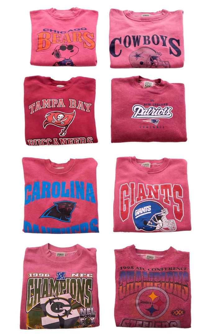 FURST OF A KIND VINTAGE RED OVERDYE SWEATSHIRT SALE 3 FURST OF A KIND VINTAGE RED OVERDYE SWEATSHIRT SALE