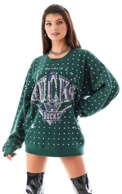 FURST OF A KIND VINTAGE ALLOVER RHINESTONE SWEATSHIRT VINTAGE SPORTS