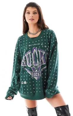 FURST OF A KIND VINTAGE ALLOVER RHINESTONE SWEATSHIRT VINTAGE SPORTS