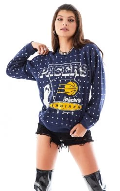 FURST OF A KIND VINTAGE ALLOVER RHINESTONE SWEATSHIRT VINTAGE SPORTS