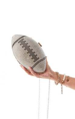 LOVE, MAR RHINESTONE FOOTBALL PURSE VINTAGE NFL