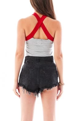 FURST OF A KIND VINTAGE CRISS CROSS STRAP TANK TOP SALE 5 FURST OF A KIND VINTAGE CRISS CROSS STRAP TANK TOP SALE