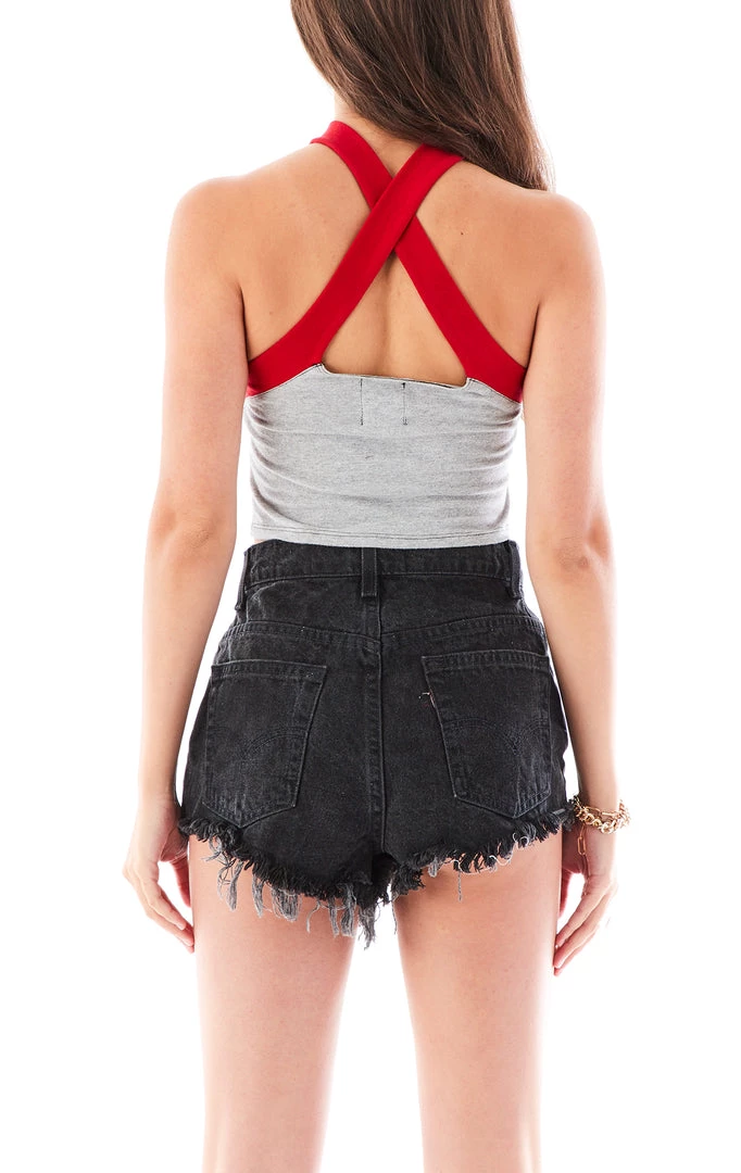 FURST OF A KIND VINTAGE CRISS CROSS STRAP TANK TOP SALE 4 FURST OF A KIND VINTAGE CRISS CROSS STRAP TANK TOP SALE