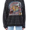FURST OF A KIND VINTAGE SPORTS VINTAGE ALLOVER RHINESTONE SWEATSHIRT