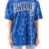 FURST OF A KIND SALE VINTAGE RHINESTONE STAR OUTLINE TEE