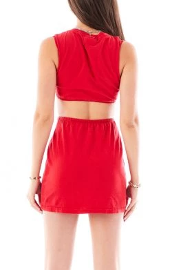 FURST OF A KIND VINTAGE CUT OUT O-RING DRESS