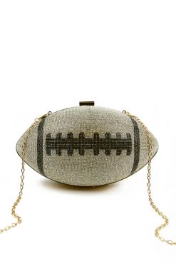LOVE, MAR RHINESTONE FOOTBALL PURSE VINTAGE NFL