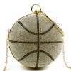 LOVE, MAR RHINESTONE BASKETBALL PURSE