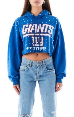 FURST OF A KIND VINTAGE RHINESTONE CROPPED HOODIE SALE