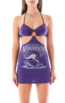 FURST OF A KIND VINTAGE CUT OUT HALTER DRESS VINTAGE DRESSES