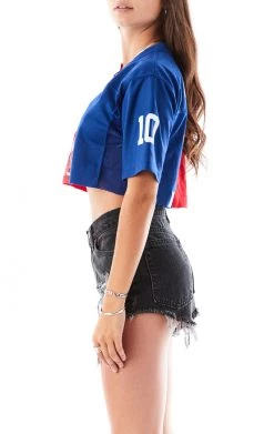 FURST OF A KIND VINTAGE SPLICED CROPPED JERSEY TEE SALE