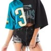 FURST OF A KIND VINTAGE SPLICED JERSEY CROPPED SWEATSHIRT SALE