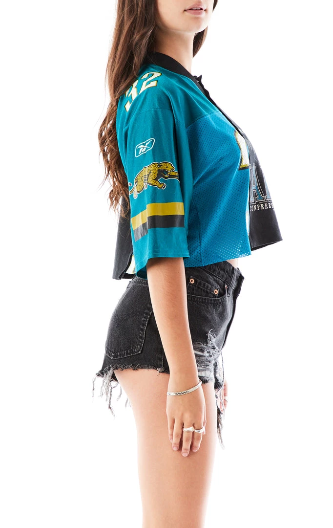 FURST OF A KIND VINTAGE SPLICED JERSEY CROPPED SWEATSHIRT SALE 4 FURST OF A KIND VINTAGE SPLICED JERSEY CROPPED SWEATSHIRT SALE