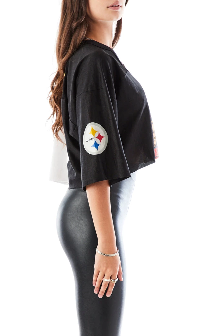 FURST OF A KIND VINTAGE SPLICED JERSEY CROPPED SWEATSHIRT SALE 4 FURST OF A KIND VINTAGE SPLICED JERSEY CROPPED SWEATSHIRT SALE