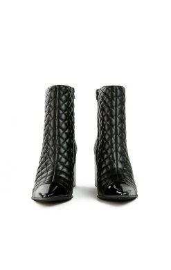 JEFFREY CAMPBELL ZIREN-Q QUILTED ANKLE BOOT SALE