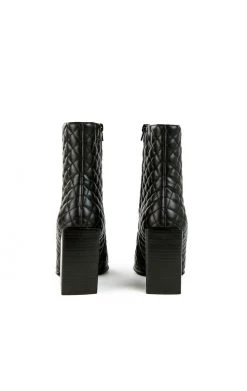 JEFFREY CAMPBELL ZIREN-Q QUILTED ANKLE BOOT SALE