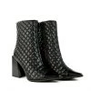 JEFFREY CAMPBELL ZIREN-Q QUILTED ANKLE BOOT SALE