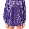 FURST OF A KIND VINTAGE RHINESTONE STAR OUTLINE SWEATSHIRT 2 FURST OF A KIND VINTAGE RHINESTONE STAR OUTLINE SWEATSHIRT