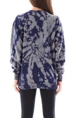 FURST OF A KIND VINTAGE BLEACH SPIRAL SWEATSHIRT VINTAGE COLLEGE