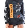FURST OF A KIND VINTAGE SILVER STAR PATCH SWEATSHIRT