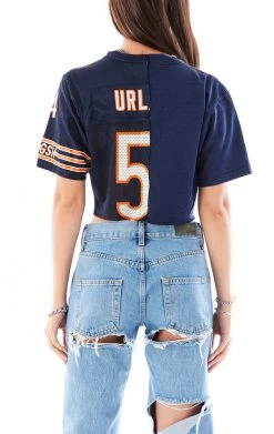 FURST OF A KIND SALE VINTAGE SPLICED CROPPED JERSEY TEE