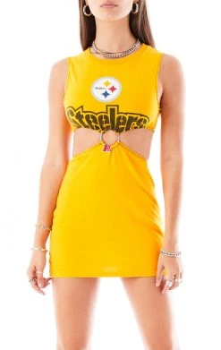 FURST OF A KIND VINTAGE CUT OUT O-RING DRESS