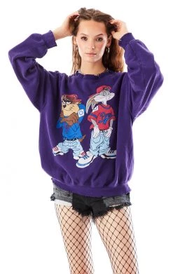 FURST OF A KIND VINTAGE STONEWASHED CARTOON SWEATSHIRT VINTAGE CARTOON