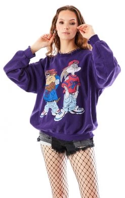 FURST OF A KIND VINTAGE STONEWASHED CARTOON SWEATSHIRT VINTAGE CARTOON