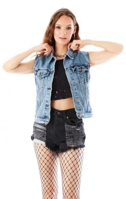 FURST OF A KIND VINTAGE HARLEY DENIM VEST