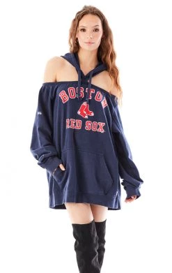 FURST OF A KIND VINTAGE OPEN SHOULDER HOODIE