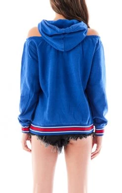FURST OF A KIND SALE VINTAGE OPEN SHOULDER HOODIE