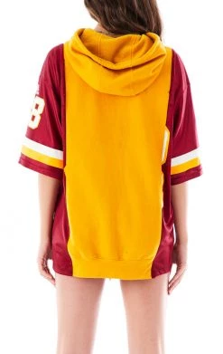 FURST OF A KIND VINTAGE VERTICAL SPLICED JERSEY HOODIE SALE