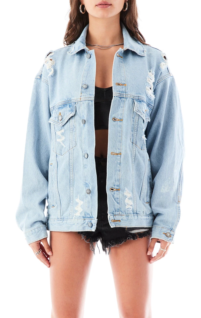 FURST OF A KIND VINTAGE DENIM JACKETS VINTAGE GRAPHIC BACK INSERT DENIM JACKET 4 FURST OF A KIND VINTAGE DENIM JACKETS VINTAGE GRAPHIC BACK INSERT DENIM JACKET