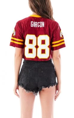 FURST OF A KIND VINTAGE CHAIN LACE UP JERSEY TEE