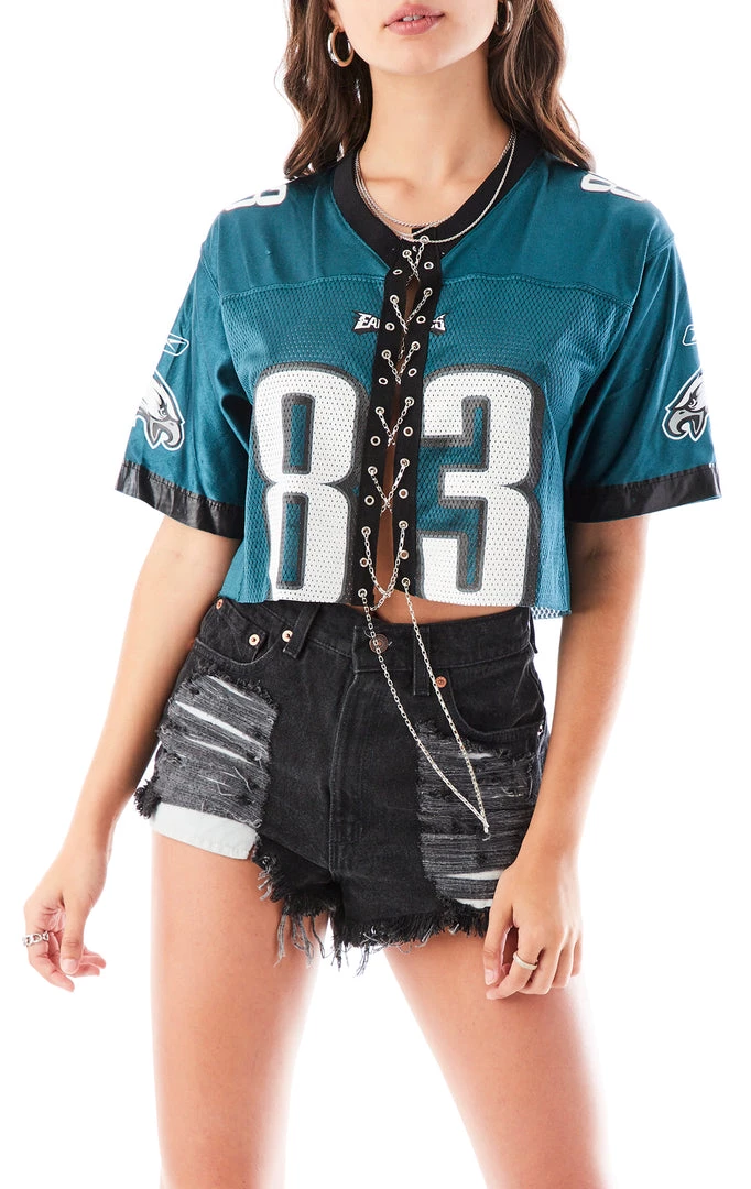 FURST OF A KIND VINTAGE CHAIN LACE UP JERSEY TEE 3 FURST OF A KIND VINTAGE CHAIN LACE UP JERSEY TEE