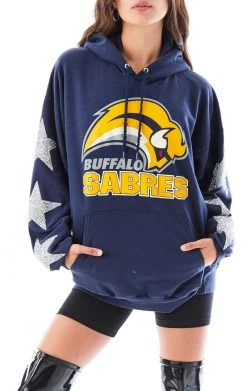 FURST OF A KIND VINTAGE SILVER STAR PATCH HOODIE VINTAGE SPORTS