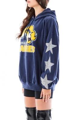 FURST OF A KIND VINTAGE SILVER STAR PATCH HOODIE VINTAGE SPORTS