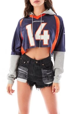 FURST OF A KIND VINTAGE JERSEY SPLICED HOODIE SALE